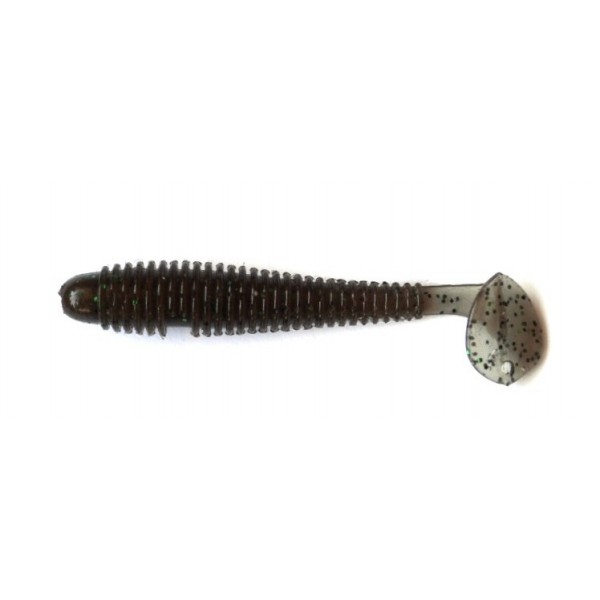 Силиконовая приманка на хищника, Taipan Slim View Fat, 2,8 дюйма, 8шт/уп, цвет №01 Green pumpkin